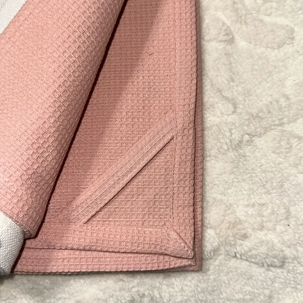 with LOVE Pink Ivory Black Metallic PARIS Eiffel Tower Cotton Kitchen Towel Set